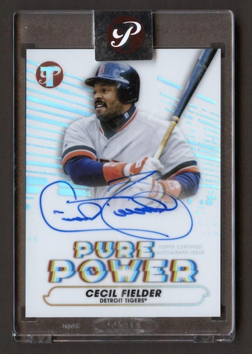 Cecil Fielder Autograph Signing