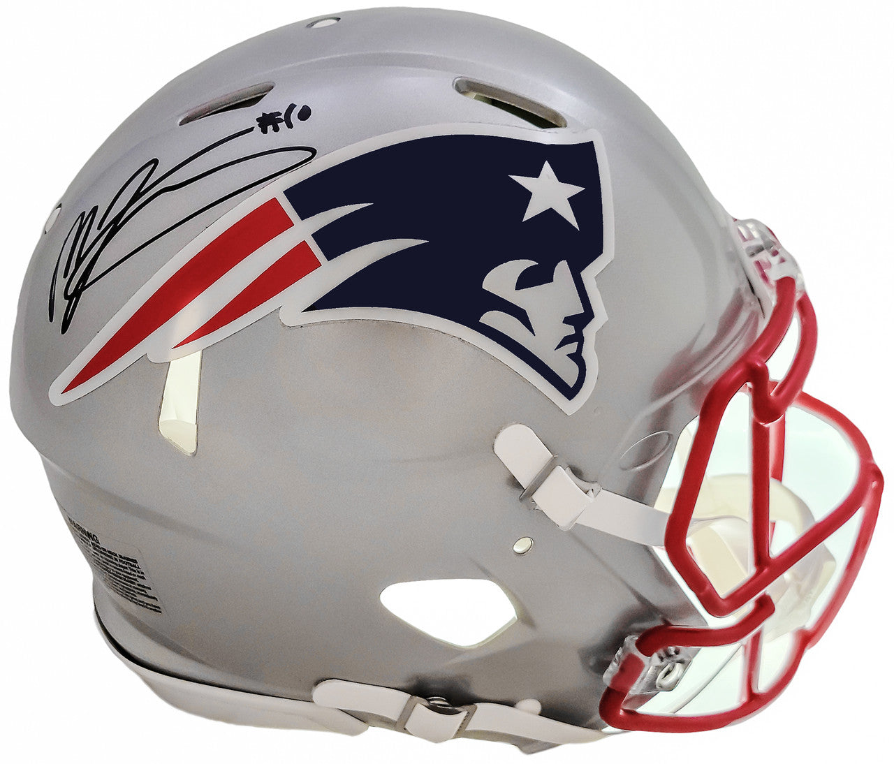 Mac Jones Autographed New England Patriots Helmet