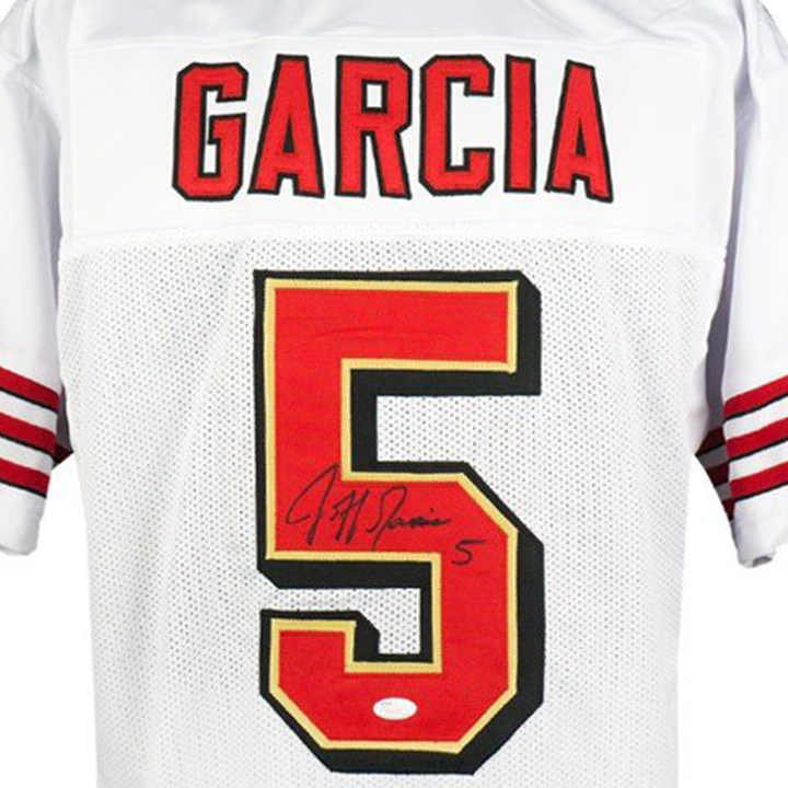 Jeff Garcia Autographed San Francisco 49ers Football NFL Jersey