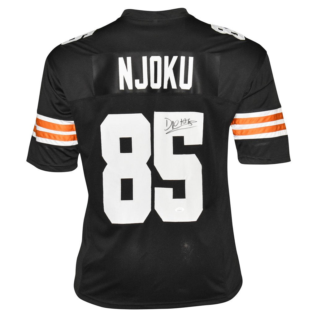 David Njoku Autographed Cleveland Browns Football NFL Jersey JSA – Meltzer  Sports