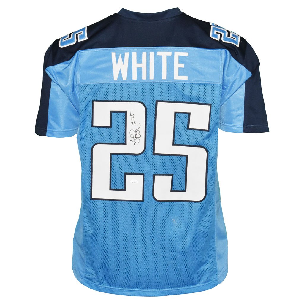 LenDale White Autographed Tennessee Titans Football NFL Jersey JSA