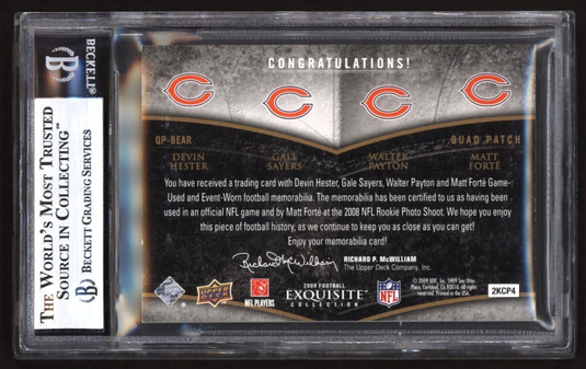 WALTER PAYTON/GALE SAYERS PLAQUE