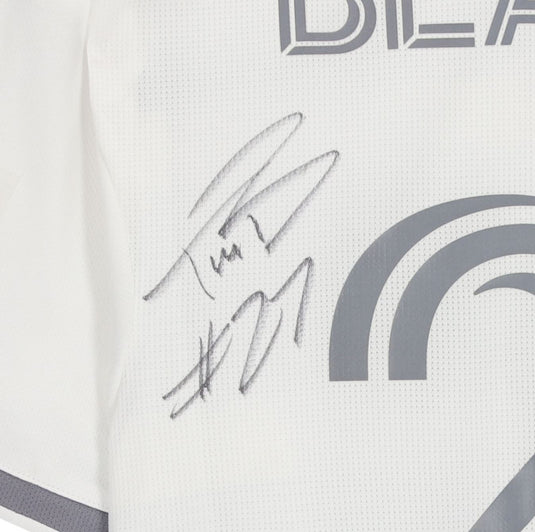 LAFC Tristan Blackmon Autographed Game Used #27 White Jersey FA