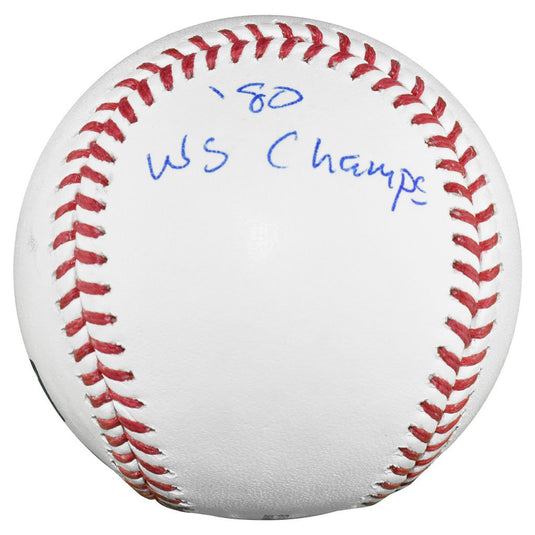 Bob Horner Autographed Baseball - Official Major League