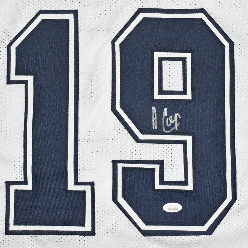 Amari Cooper Autographed Dallas Cowboys White Football NFL Jersey JSA –  Meltzer Sports