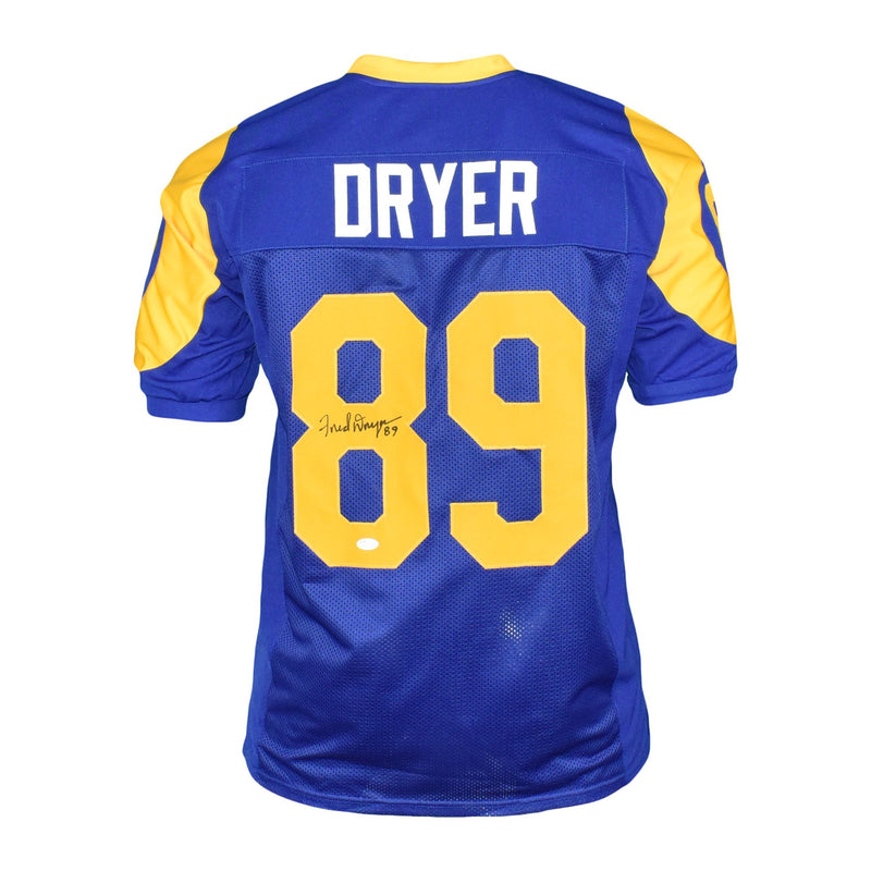 Fred Dryer Autographed Los Angeles Rams Football NFL Jersey JSA – Meltzer  Sports