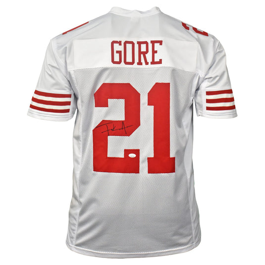 Frank Gore Autographed San Francisco 49ers Football NFL Jersey Beckett –  Meltzer Sports