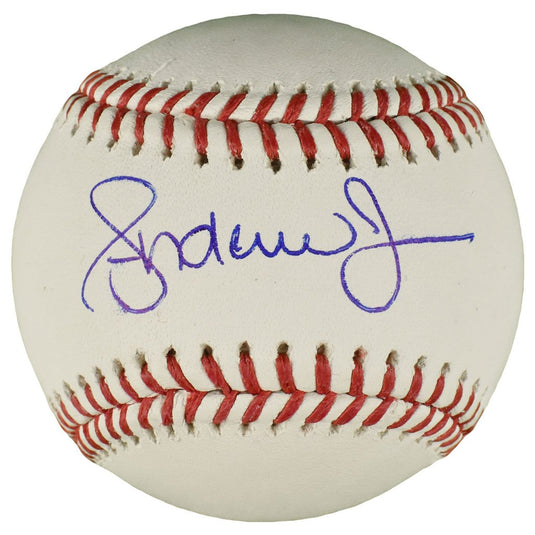 Andruw Jones Atlanta Braves Autographed Major League Baseball JSA