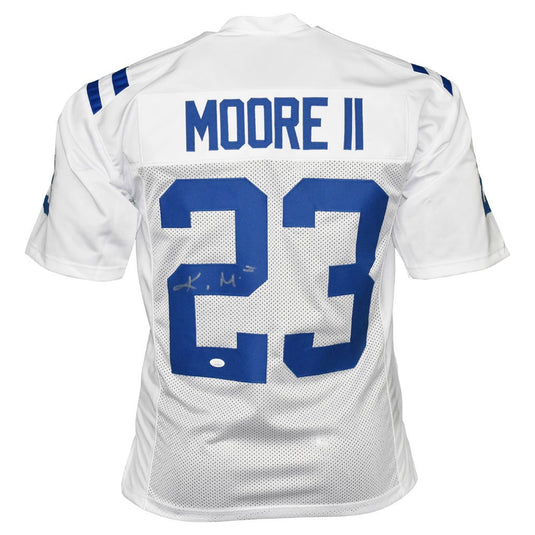 Kenny Moore II Autographed Indianapolis Colts Football NFL Jersey JSA