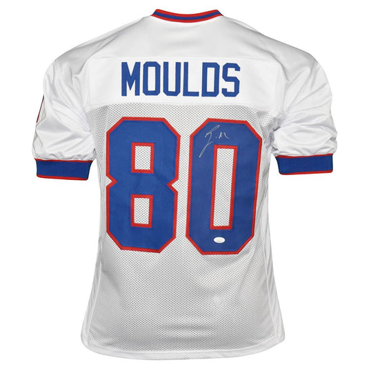 Eric Moulds Autographed Buffalo Bills Football NFL Jersey JSA – Meltzer  Sports