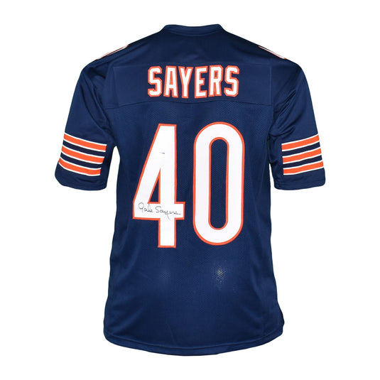 Gale Sayers Autographed Chicago Bears Football NFL Jersey PSA – Meltzer  Sports