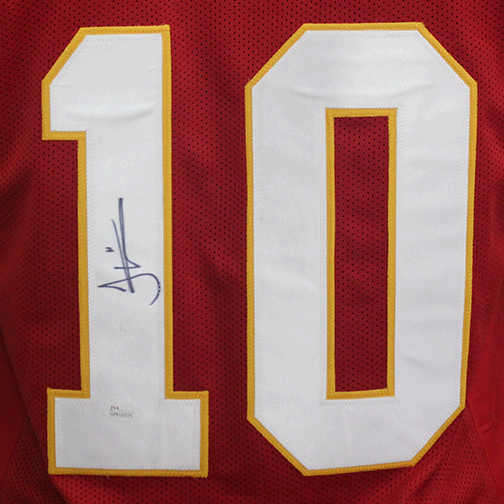 Christian Okoye Autographed Kansas City Chiefs NFL Football Jersey JSA –  Meltzer Sports